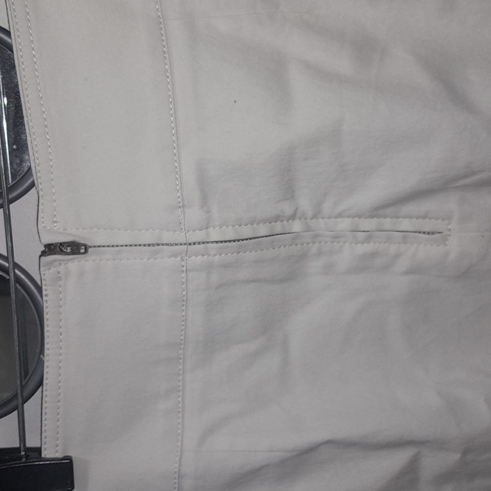 Off White Button-Front Skirt - image 4